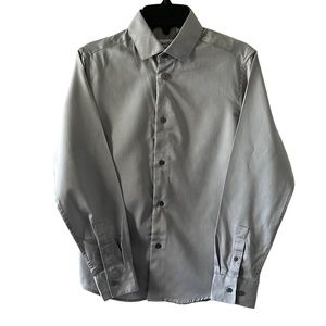 Boys Calvin Klein Grey Dress Shirt